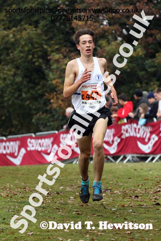 Men under-17s, National Cross Country Relays, Berry Park, Mansfield. Photo: David T. Hewitson/Sports for All Pics